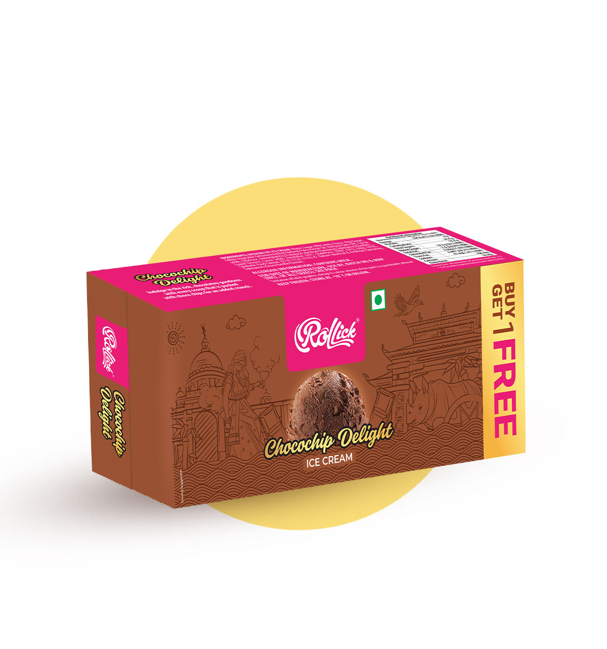 Delightful Blocks -Rollick Ice Cream Blocks for Family & House Parties